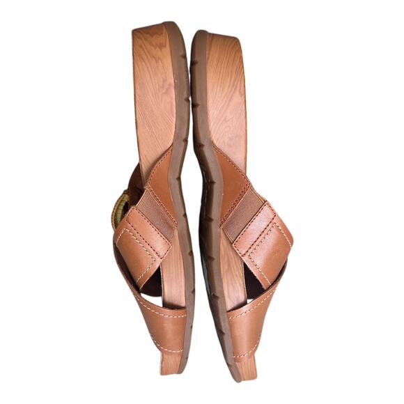 Clarks‎ Collection Reileigh Bay Woman's Sandals Cinnamont Leathear Size 11 - Picture 8 of 8
